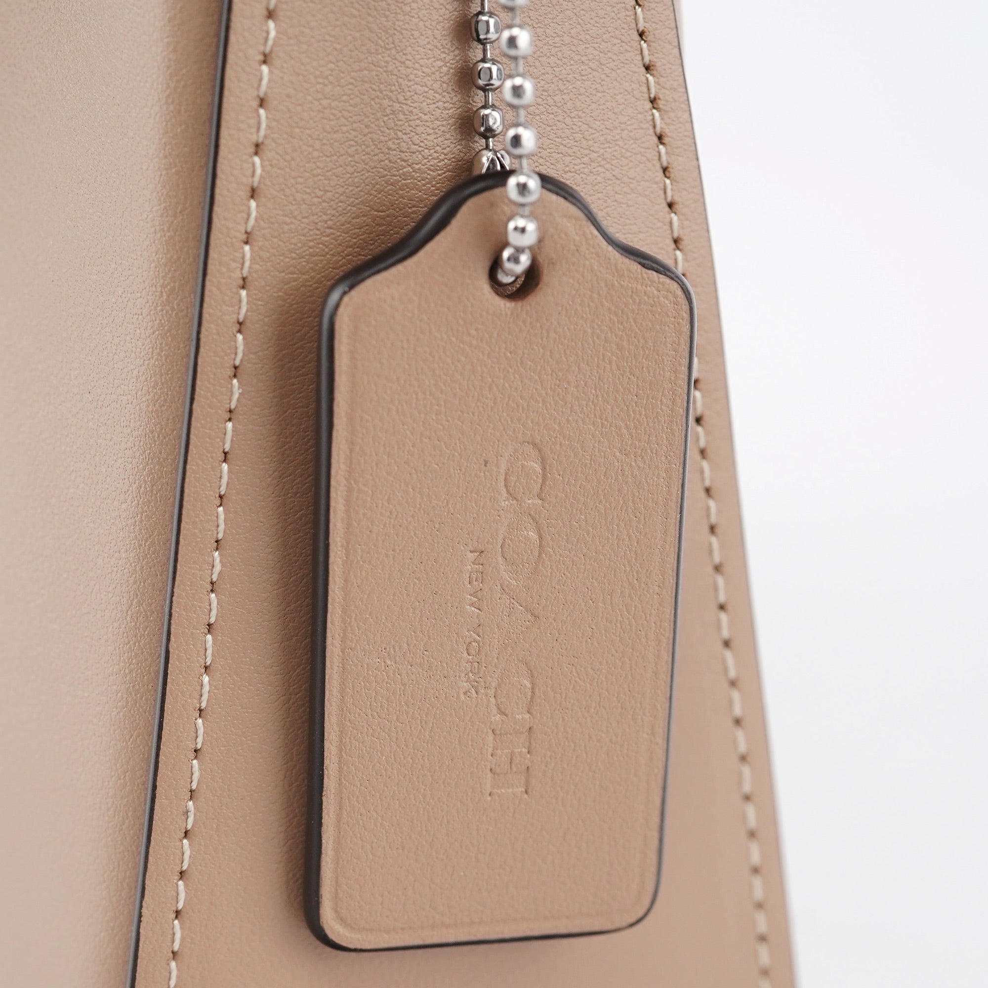 Coach Light Brown Leather Hobo Shoulder Bag