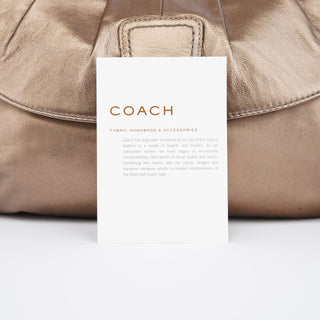 Coach Metallic Leather Soho Shoulder Bag