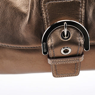 Coach Metallic Leather Soho Shoulder Bag