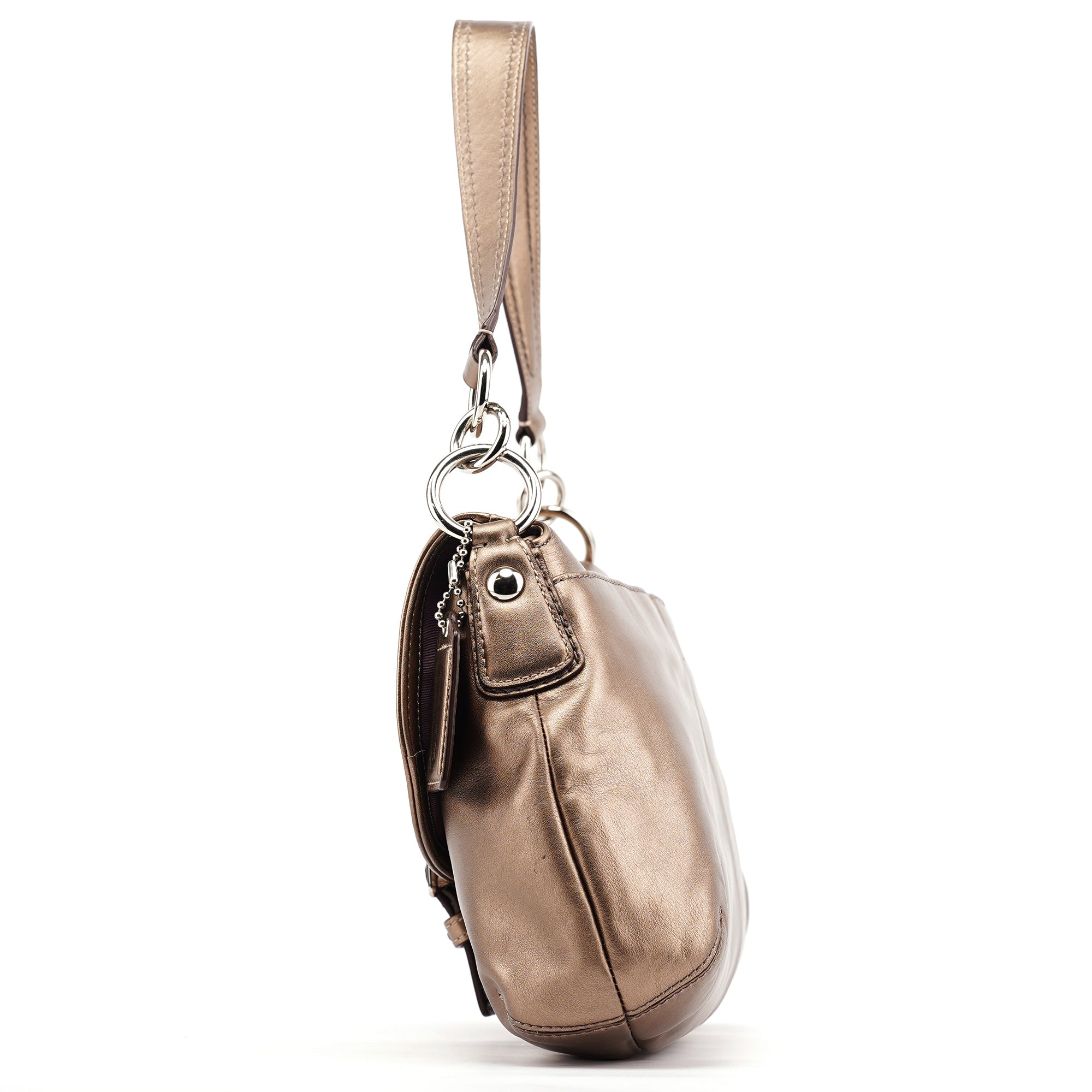Coach Metallic Leather Soho Shoulder Bag