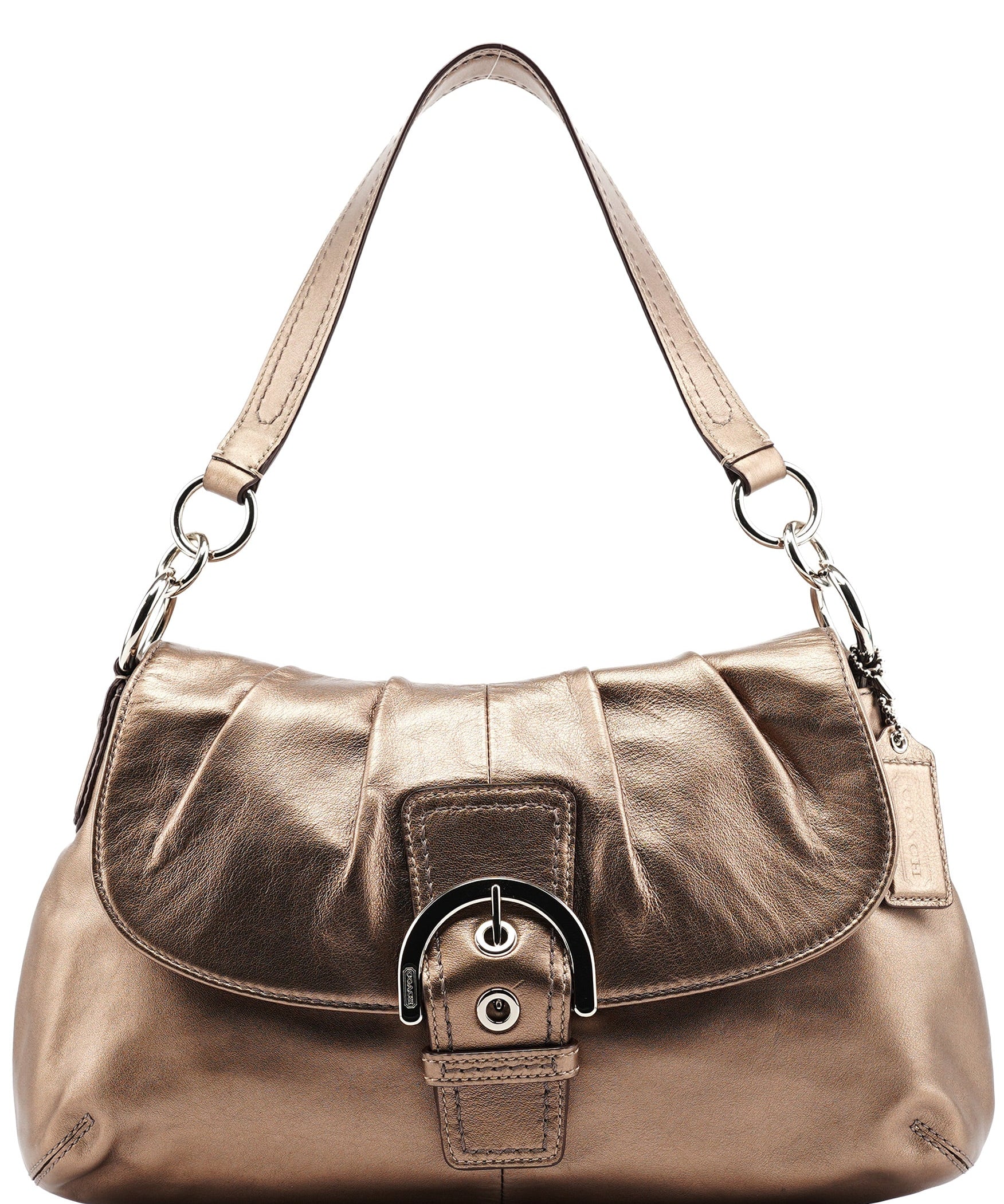 Coach Metallic Leather Soho Shoulder Bag