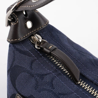 Coach Navy Signature C Hobo Shoulder Bag