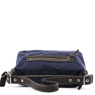 Coach Navy Signature C Hobo Shoulder Bag