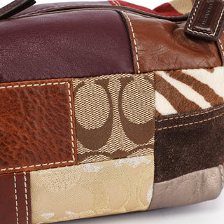 Coach Patchwork Signature C Mini Hobo Bag