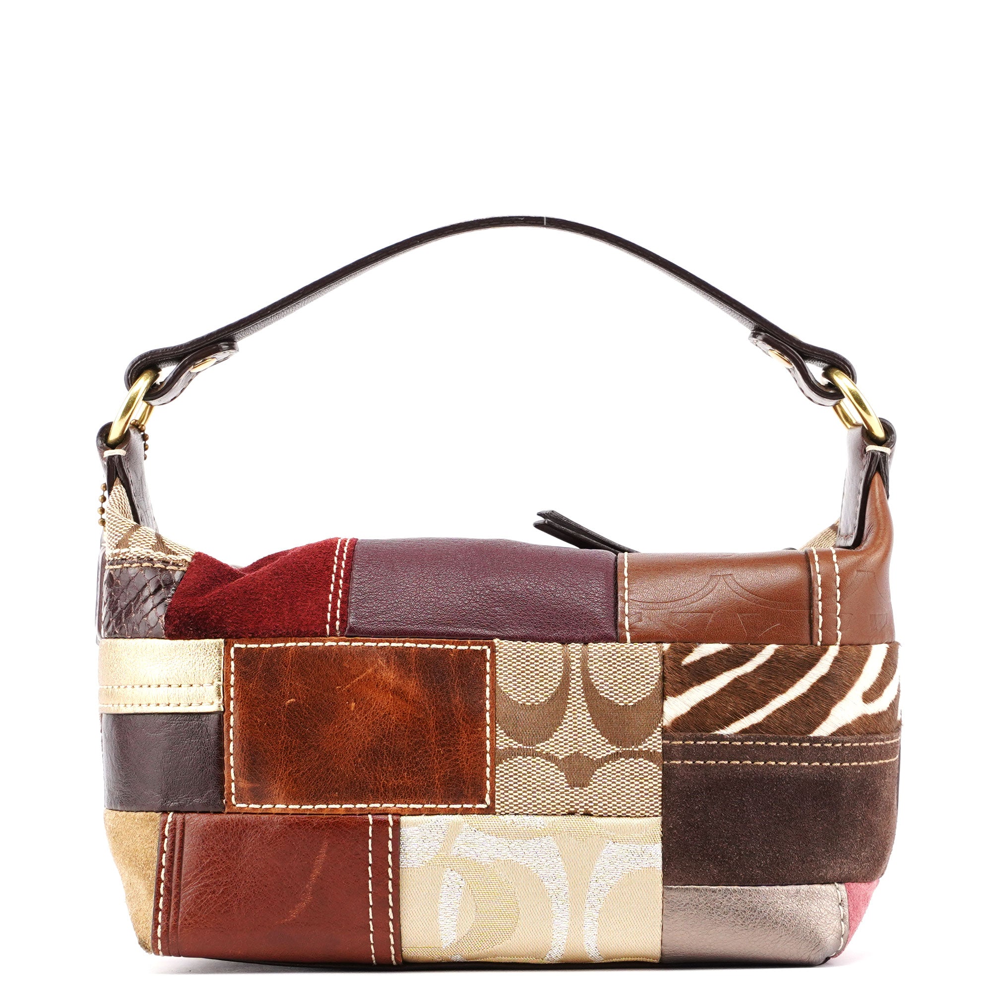 coach backpack patchwork Patchwork Signature C Mini Hobo Bag