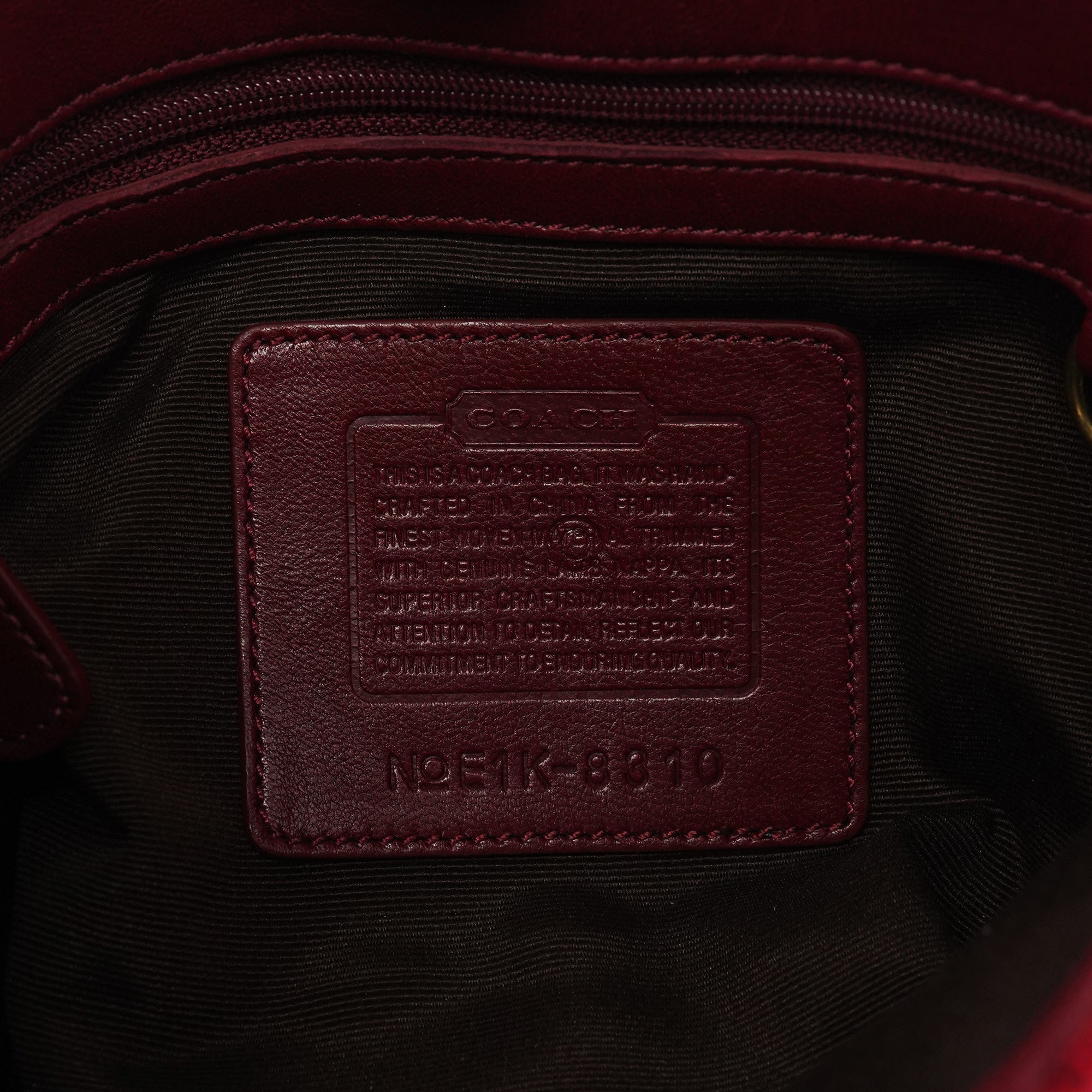 Coach Pink Tweed Leather Shoulder Bag