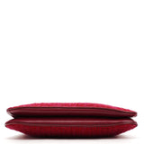 Coach Pink Tweed Leather Shoulder Bag