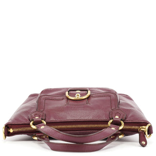Coach Purple Leather Soho 2-Way Tote Bag