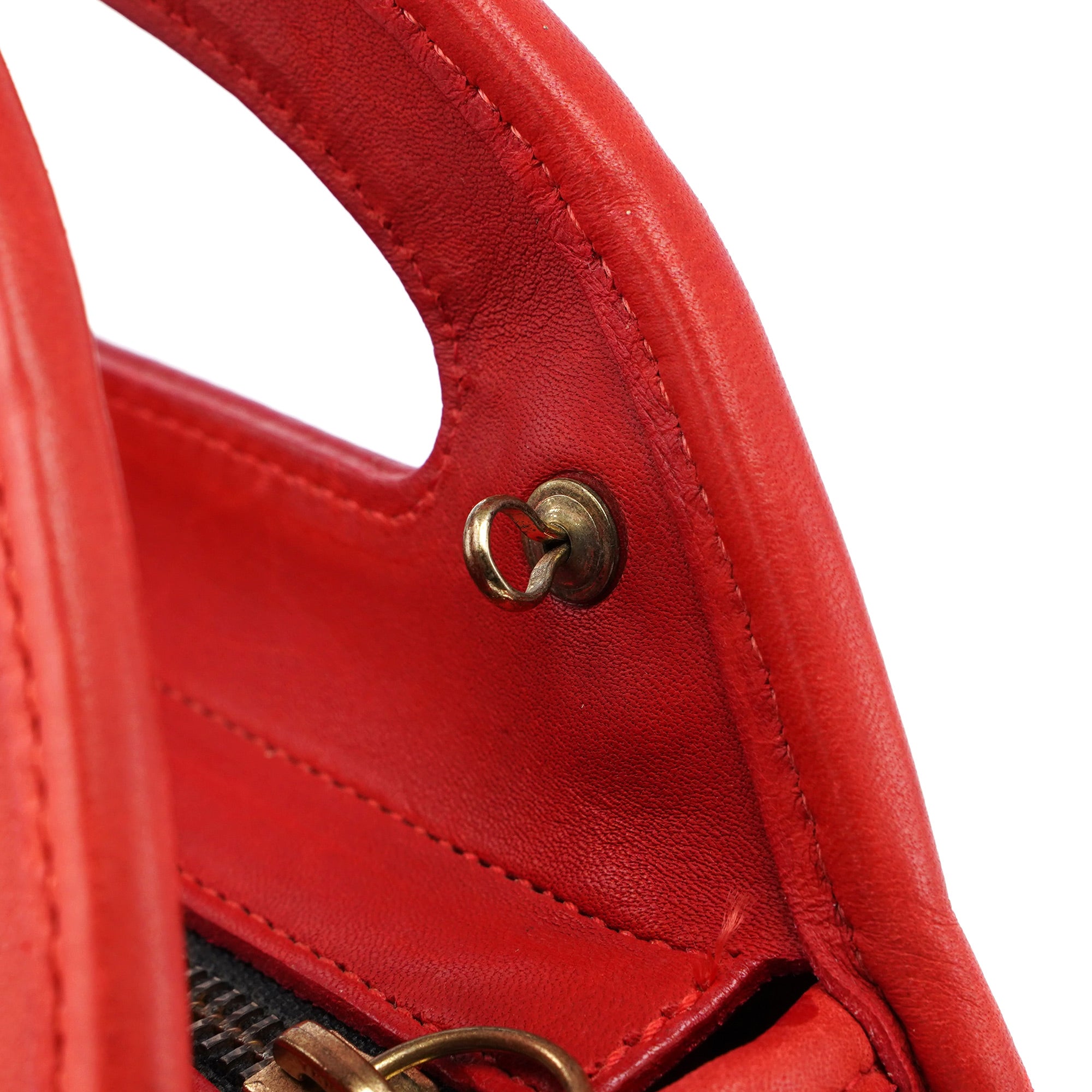 Coach Red Leather Ergo 2-Way Bag