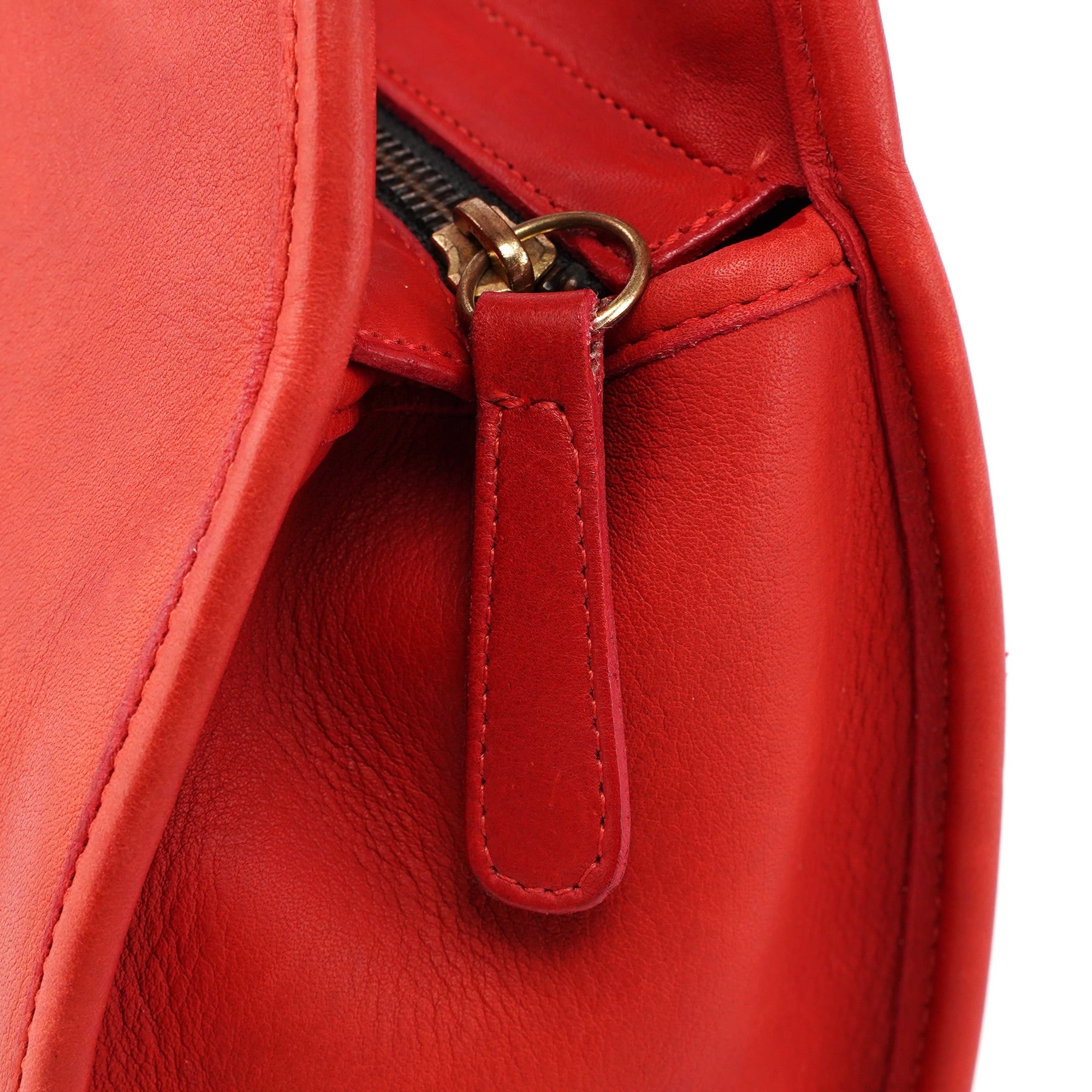 Coach Red Leather Ergo 2-Way Bag