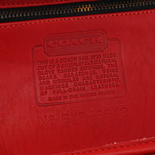 Coach Red Leather Ergo 2-Way Bag