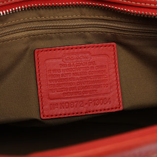 Coach Red Leather Soho Tote Bag