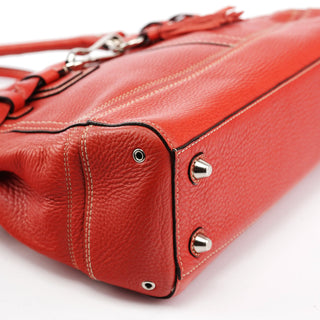 Coach Red Leather Soho Tote Bag