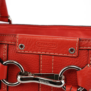Coach Red Leather Soho Tote Bag