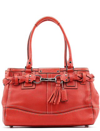 Coach Red Leather Soho Tote Bag