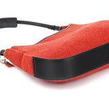 Coach Schultertasche aus roter Wolle