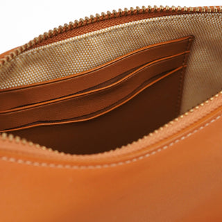 Coach Tan Leather Turnlock Shoulder Bag