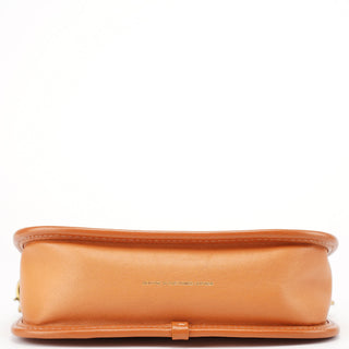 Coach Tan Leather Turnlock Shoulder Bag