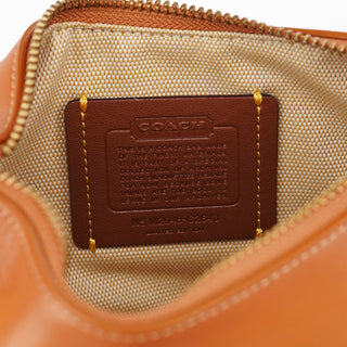 Coach Tan Leather Turnlock Shoulder Bag