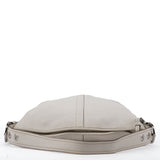 Coach White Leather Crescent Hobo Shoulder Bag