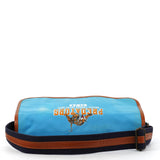 D&G Predators skuldertaske i blå denim og canvas
