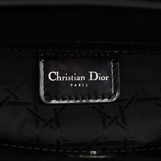 Dior Black Patent Leather Lady Dior Bag