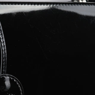 Dior Black Patent Leather Lady Dior Bag