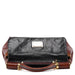 Dolce & Gabbana Black Brown Calfskin Sicily 2-Way Bag