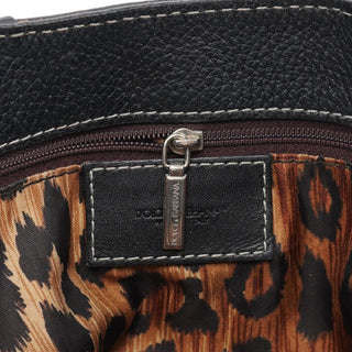 Dolce & Gabbana Black Calfskin DG Shoulder Bag