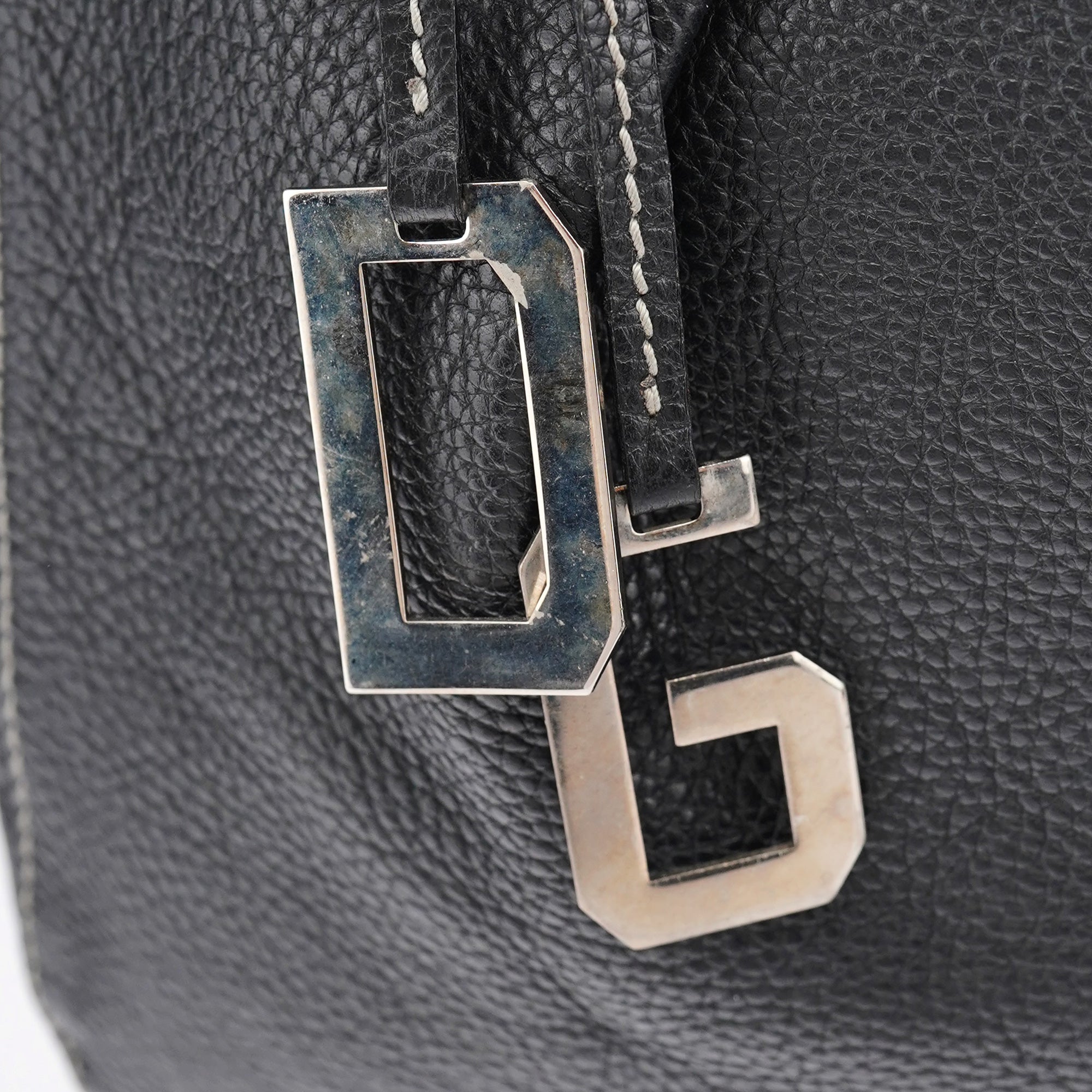 Dolce & Gabbana Black Calfskin DG Shoulder Bag