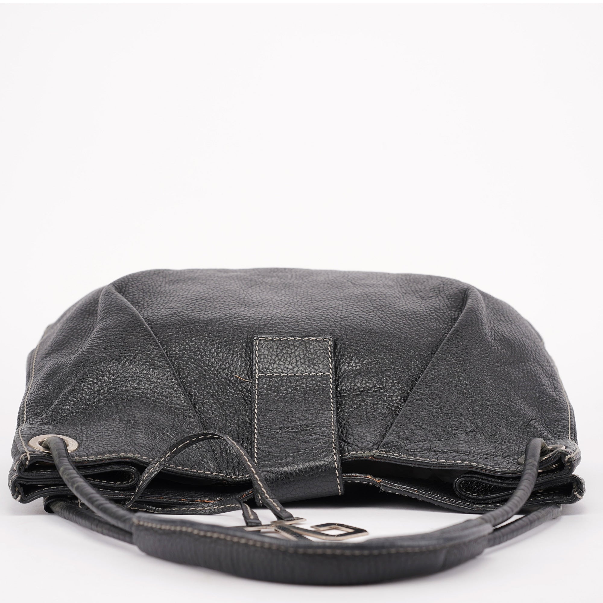 Dolce & Gabbana Black Calfskin DG Shoulder Bag