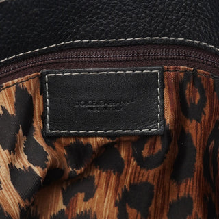 Dolce & Gabbana Black Calfskin DG Shoulder Bag