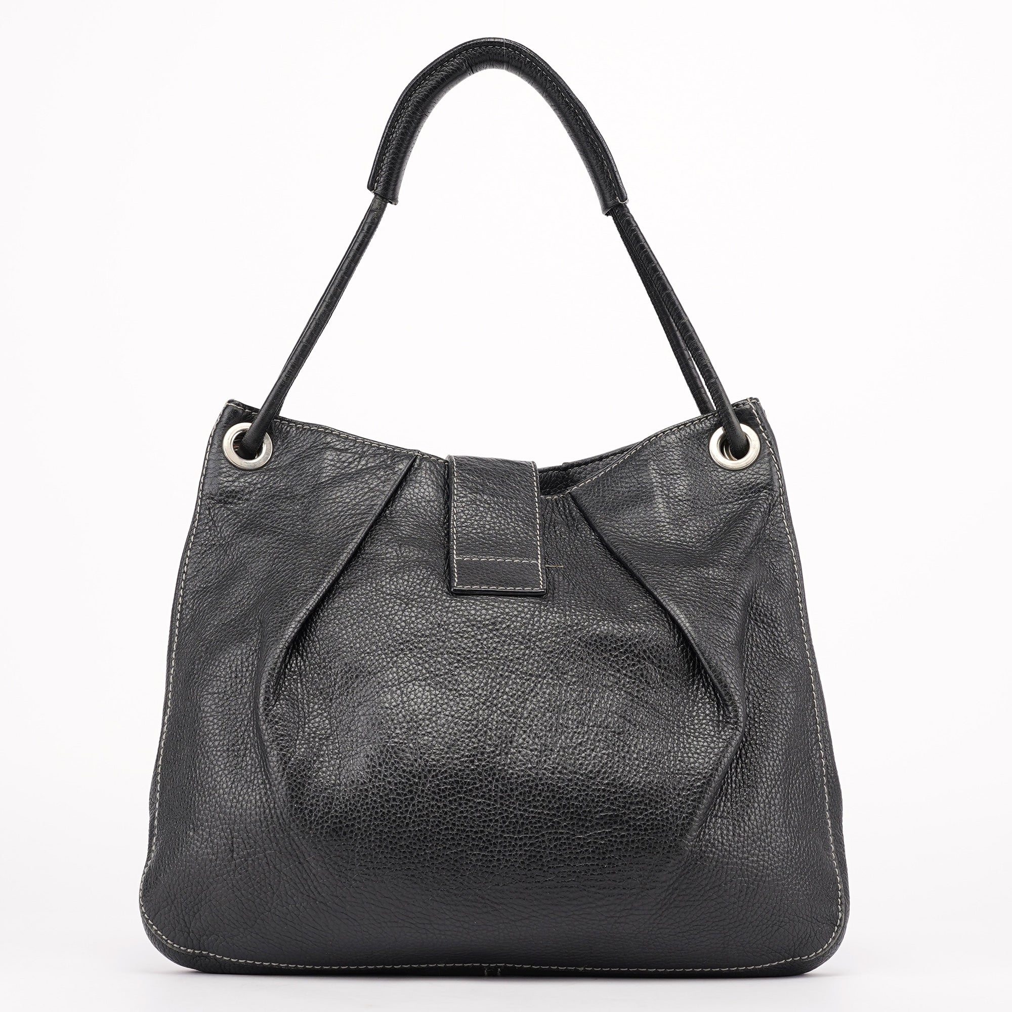 Dolce & Gabbana Black Calfskin DG Shoulder Bag
