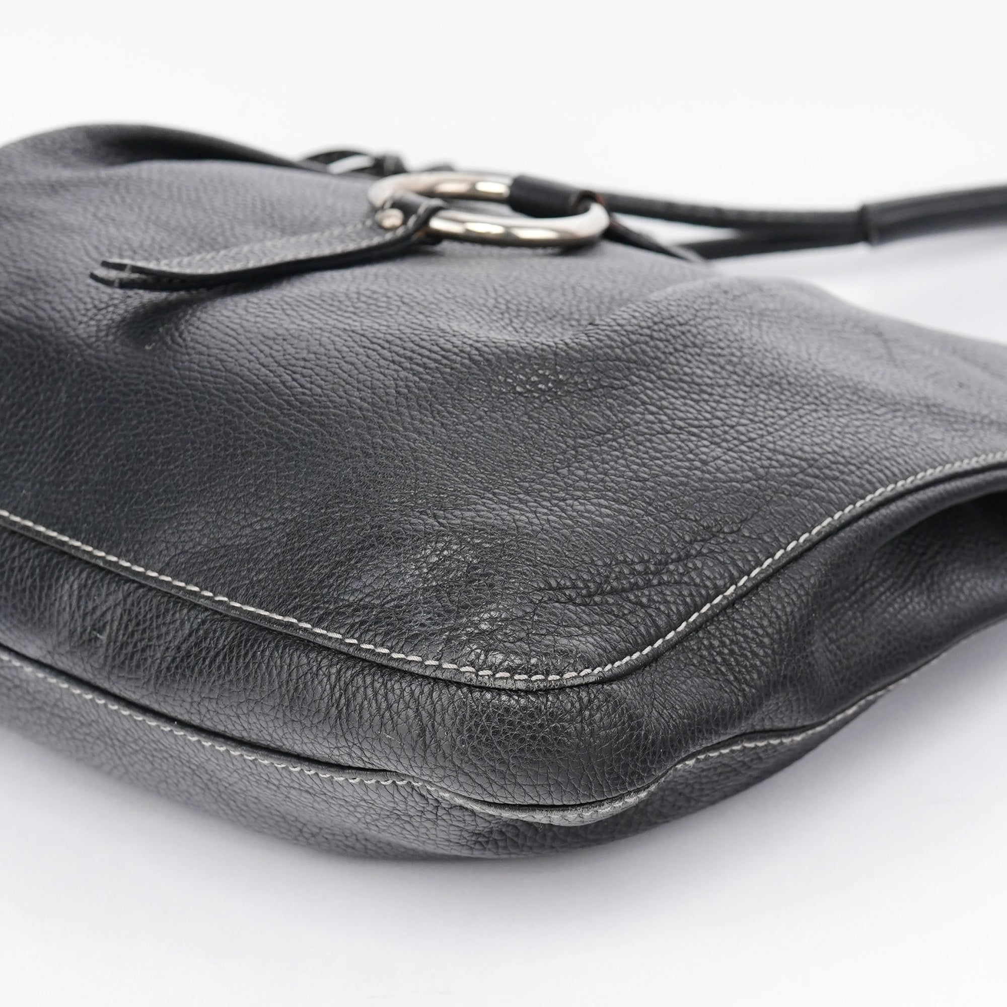 Dolce & Gabbana Black Calfskin DG Shoulder Bag