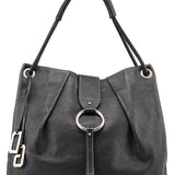 Dolce & Gabbana Black Calfskin DG Shoulder Bag