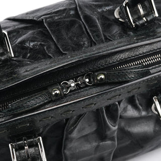 Dolce & Gabbana Black Calfskin Leather Romantique Tote Bag