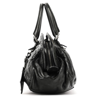 Dolce & Gabbana Black Calfskin Leather Romantique Tote Bag