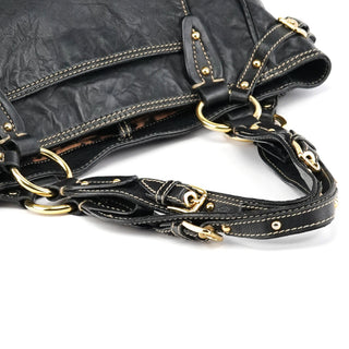 Dolce & Gabbana Black Leather Tote Bag