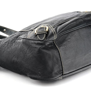 Dolce & Gabbana Black Leather Tote Bag