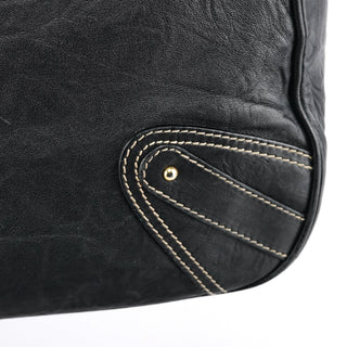 Dolce & Gabbana Black Leather Tote Bag