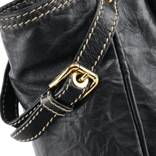 Dolce & Gabbana Black Leather Tote Bag