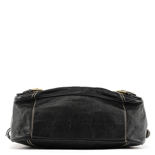 Dolce & Gabbana Black Leather Tote Bag