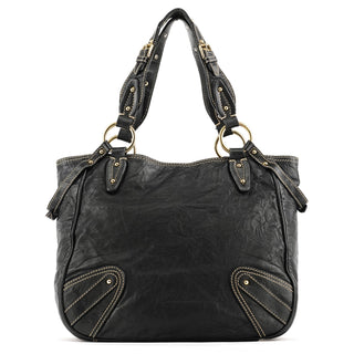 Dolce & Gabbana Black Leather Tote Bag