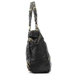 Dolce & Gabbana Black Leather Tote Bag