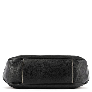 Dolce & Gabbana Black Pebbled Leather D&G Tote Bag