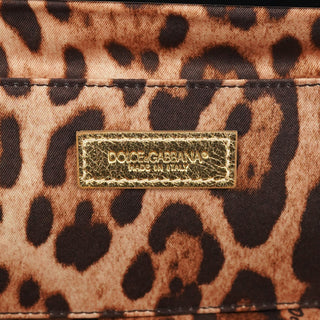 Dolce & Gabbana Black Satin Clutch Chain Shoulder Bag