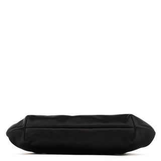 Dolce & Gabbana Black Satin Clutch Chain Shoulder Bag