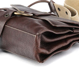 Dolce & Gabbana Brown Leather Ring Shoulder Bag