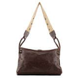 Dolce & Gabbana Brown Leather Ring Shoulder Bag