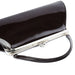 Dolce Gabbana Brown Patent Leather Clutch Bag